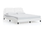 Cadre de lit avec LED sans matelas blanc 160x200 cm MFIR33428