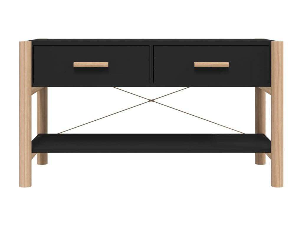 Meuble TV Noir 82x38x45 cm Bois d'ingénierie GIBT03474