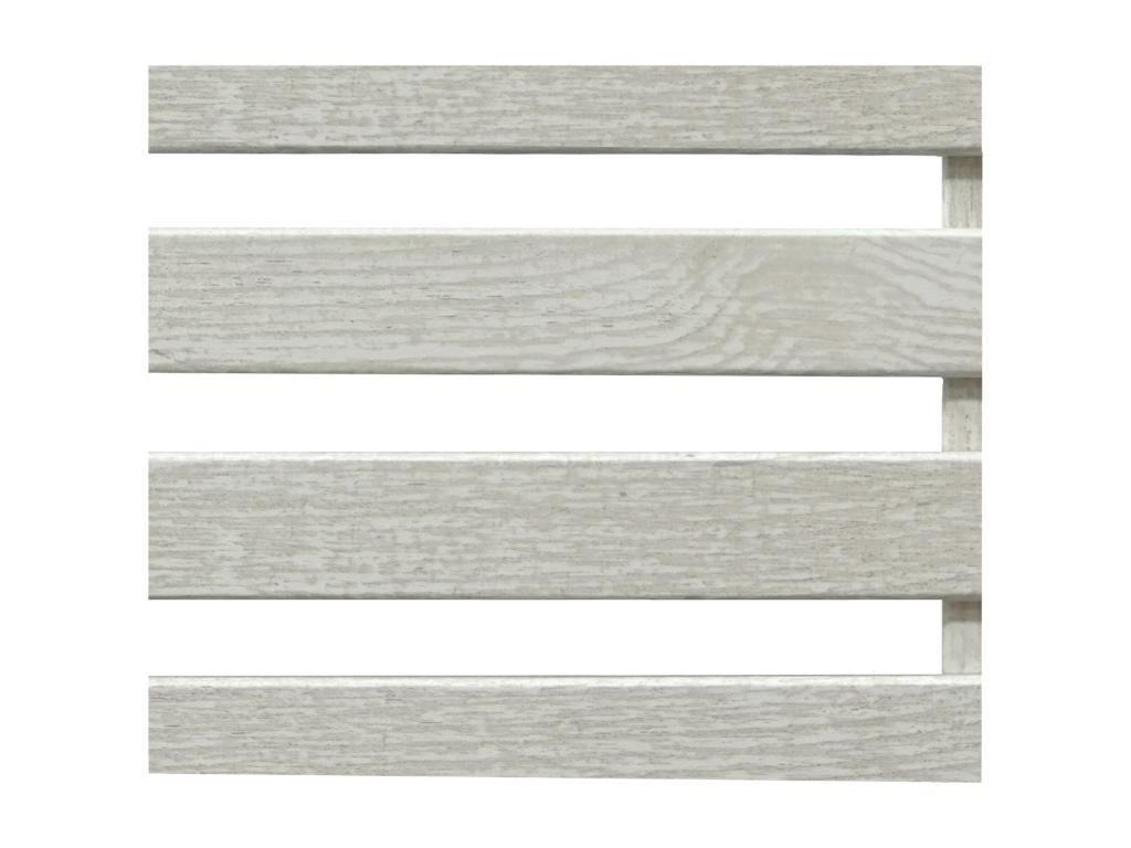 Ventoriq Tête de lit en bois recyclé DM Style Japonais 105x46cm Lits 105 - Bois Blanc ONZQ08863
