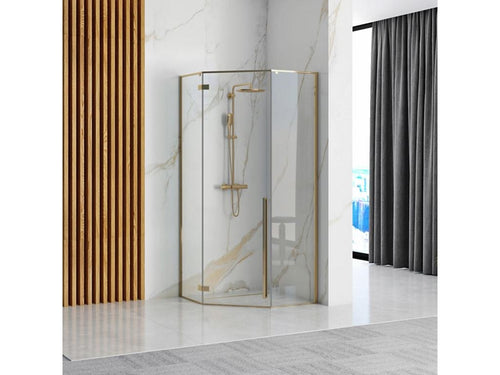 Shower Cabin Lumenao 100x100 Gold OKQP50669