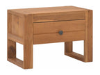 Table de chevet 50x30x35 cm Bois de teck solide IRUH90537