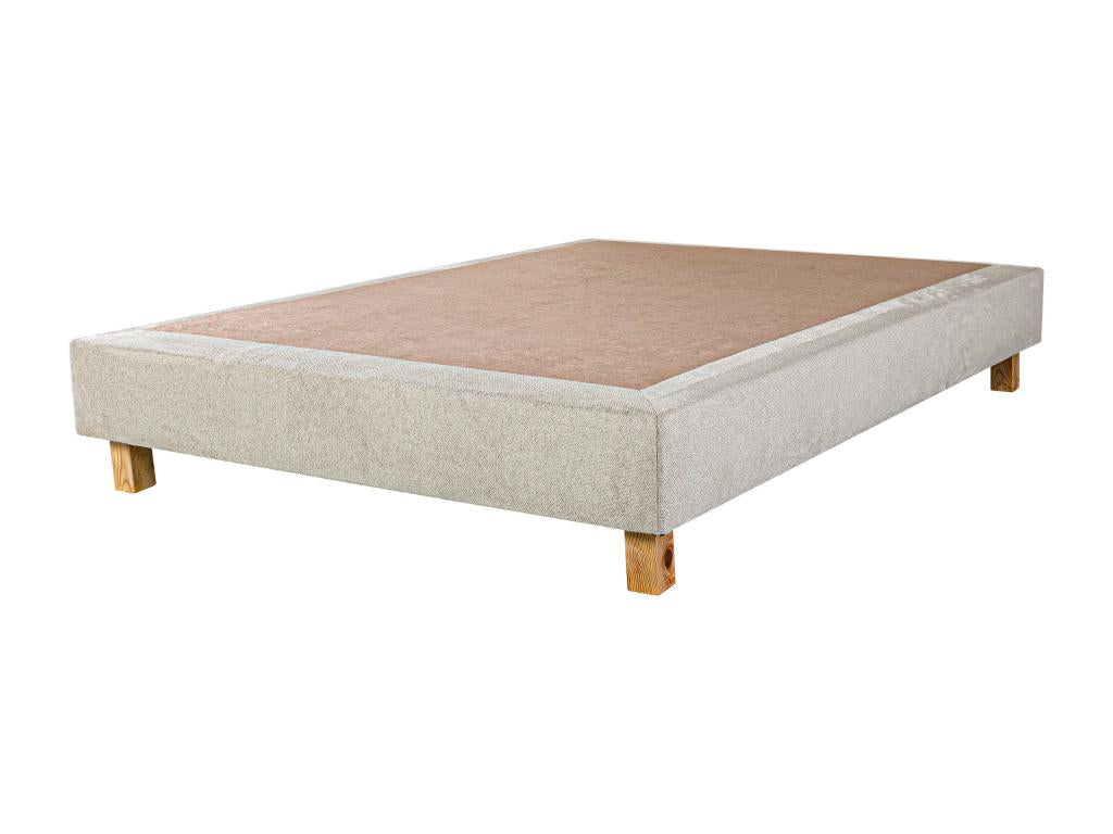 Ensemble Matelas 90x190 cm Patriote Mousse 27 cm sommier beige IESL32663