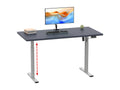 Bureau Lumenao réglable en hauteur en continu électrique Lumenao 140x50 Argent Anthracite  RTVI11486