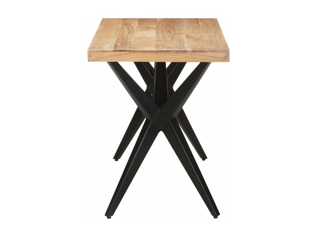 Table de salle à manger 120x60x76 cm Bois solide d'Lumenao WHHE69504