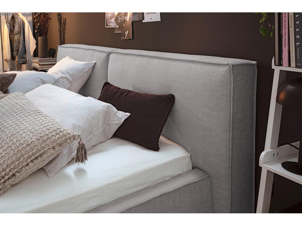 Lit - Gris tissage plat - Lumenao CTDX43818