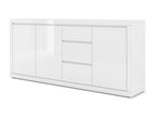 Buffet 3 portes 3 tiroirs Lumenao Blanc ZDOX97037