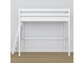 Wooden loft bed N02 White 100x190 YETP00264