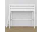 Wooden loft bed N02 White 100x190 YETP00264