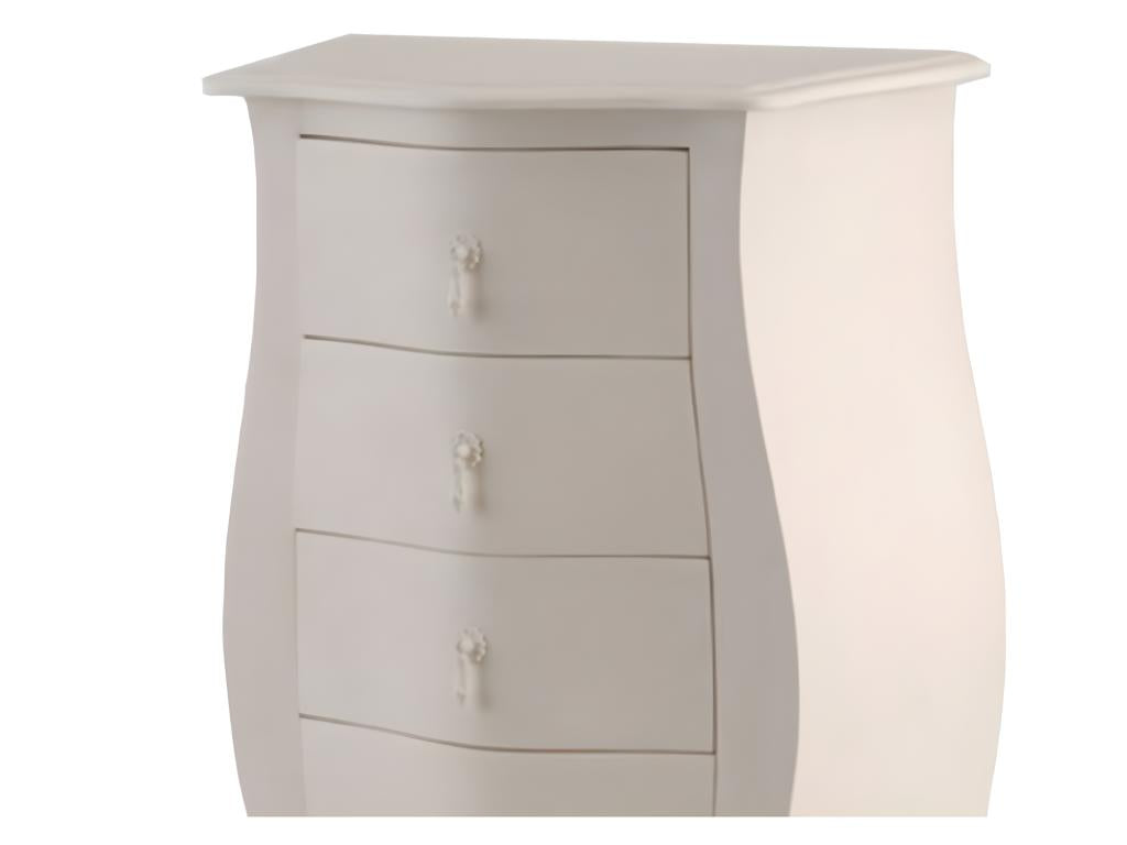 Lumenao white chest of drawers RLUD34209
