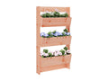 Jardinière murale 3 niveaux 60x18.5x110 bois Ventoriq massif JIOP53325
