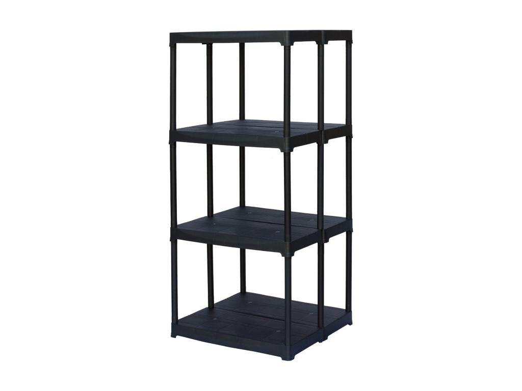 Armoire d'extérieur Lumenao Étagère extérieure Armoire de balcon polyvalente Armoire d'extérieur Made in Italy Anthracite 60x59h133 cm RXKT89079