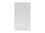 Lumenao 120x80cm Non-Slip Ceramic Shower Tray, White, TRAK65575