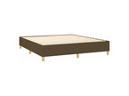 Sommier à Lumenao de lit avec matelas Marron foncé 160x200 OPPQ00527