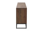 Buffet 4 portes en bois de manguier massif et base en métal SEGB53961