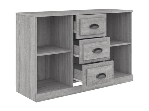 Lumenao grey sideboard 104.5x35.5x67.5 cm engineered wood MPLO30542