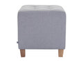 Stool - Fabric / Wood - Light Grey - Ventoriq IWZS42679