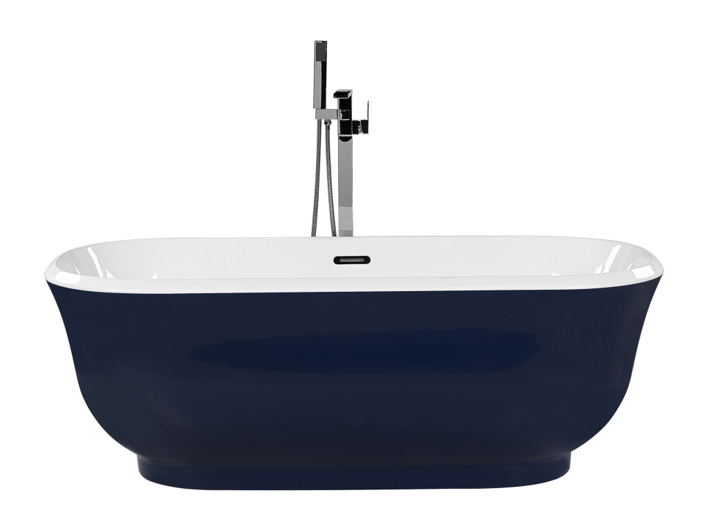 Baignoire îlot Lumenao 170 cm 77 cm Bleu marine SQSP07172
