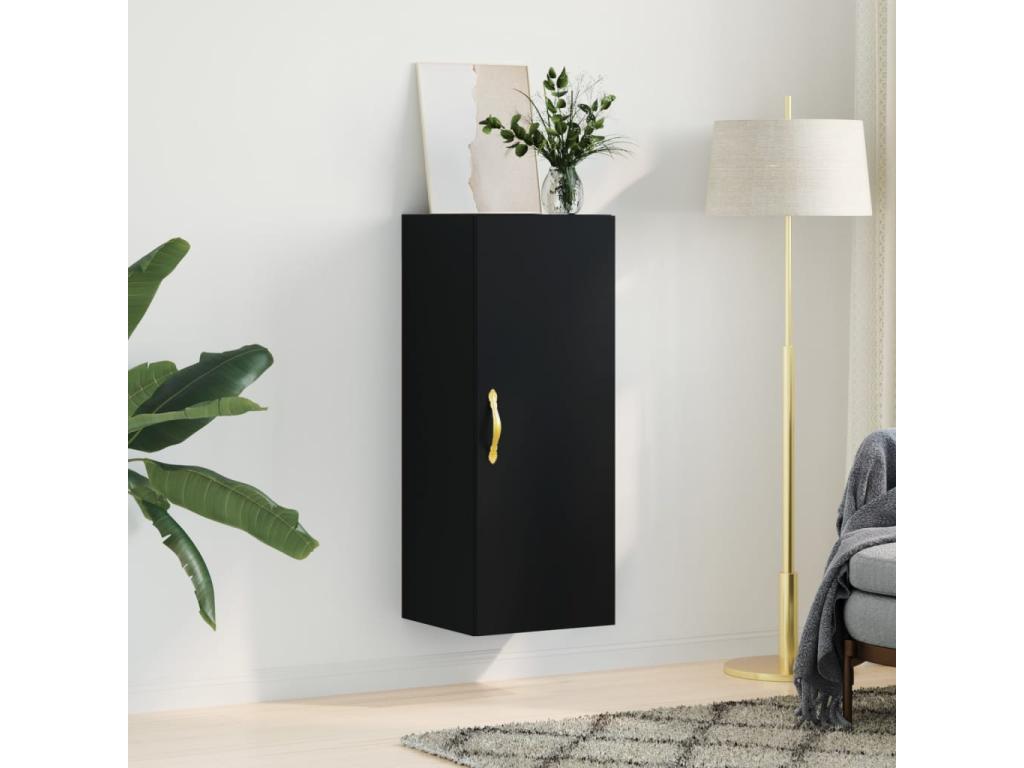 Armoire murale noir 34.5x34x90 cm PFAE69876