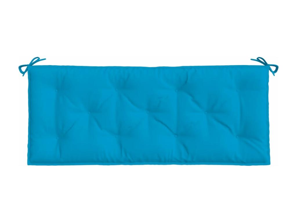 Coussins de banc de jardin 2 pièces bleu clair tissu Ventoriq GCVZ65006