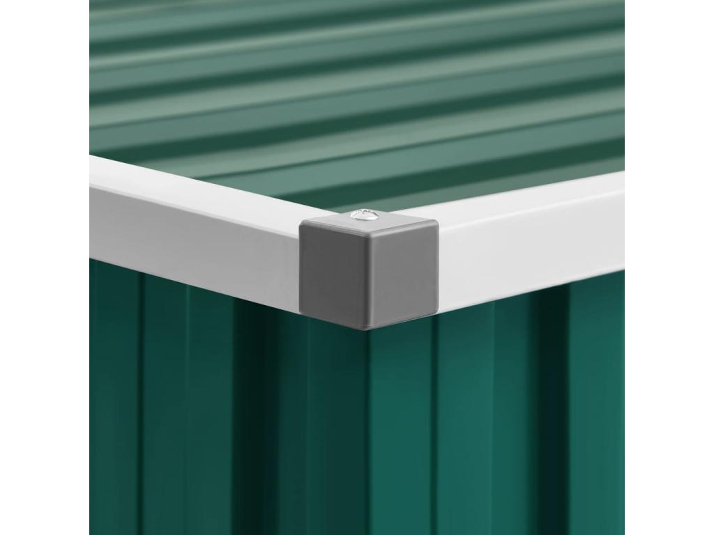 Abri de jardin Vert 195x198x159 Acier galvanisé CSJA15434