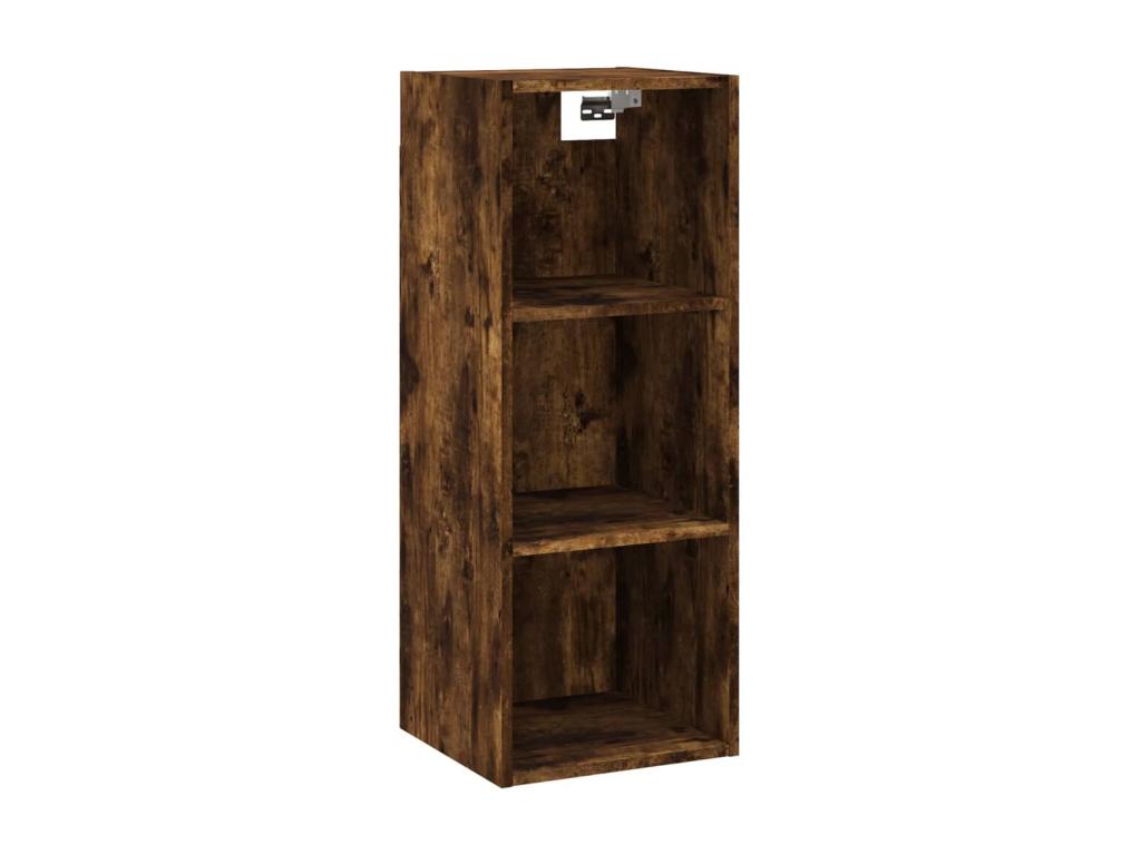 Buffet haut Chêne fumé 34.5x32.5x180 cm Bois d'ingénierie VEVR82777