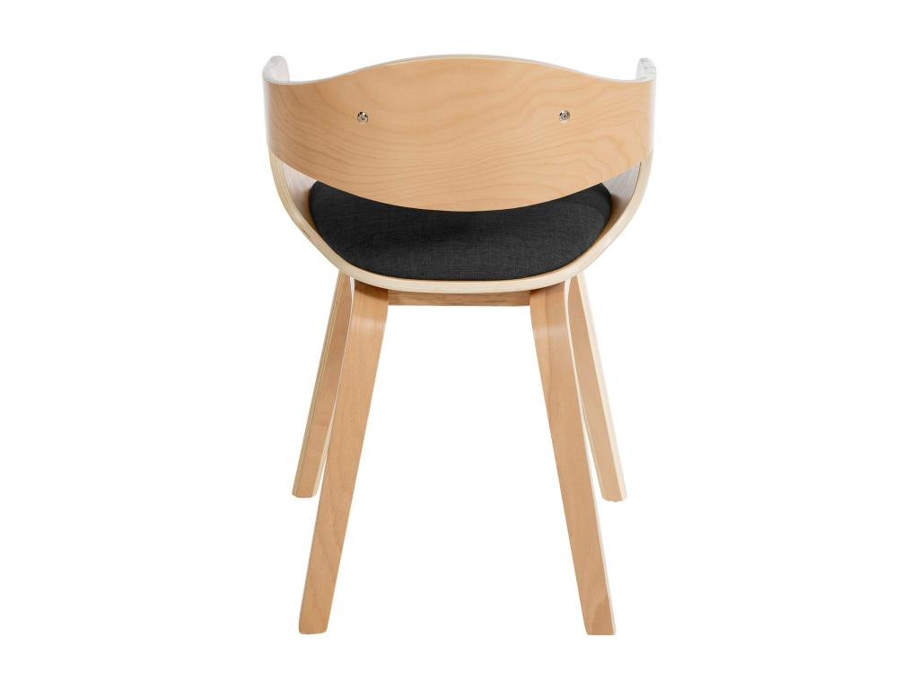 Chairs with armrests - Fabric - Natural/Dark Grey - Ventoriq Stoff RDVA89096