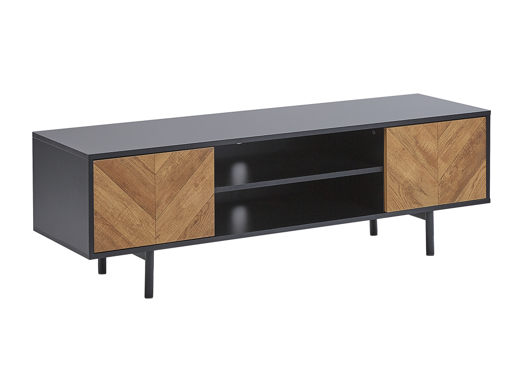Meuble TV Ventoriq Marron/noir LVZC24914