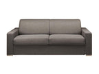 Canapé 4 places convertible express en tissu anthracite - Couchage Lumenao larges 160 cm - Matelas 18 cm avec mémoire de forme Lumenao CMNO53892