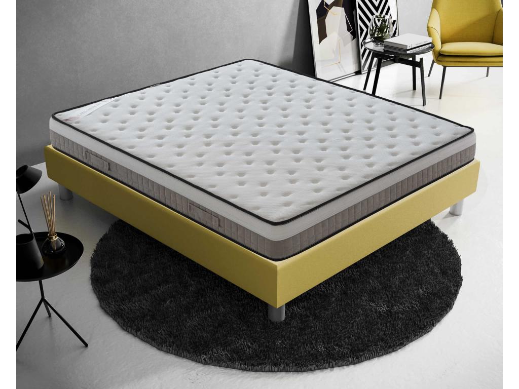 Matelas Mousse - Accueil Mémoire De Forme - Haute Densité - 22 Cm De Haut - Mod- Assisi 150x190 cm VWJR19020