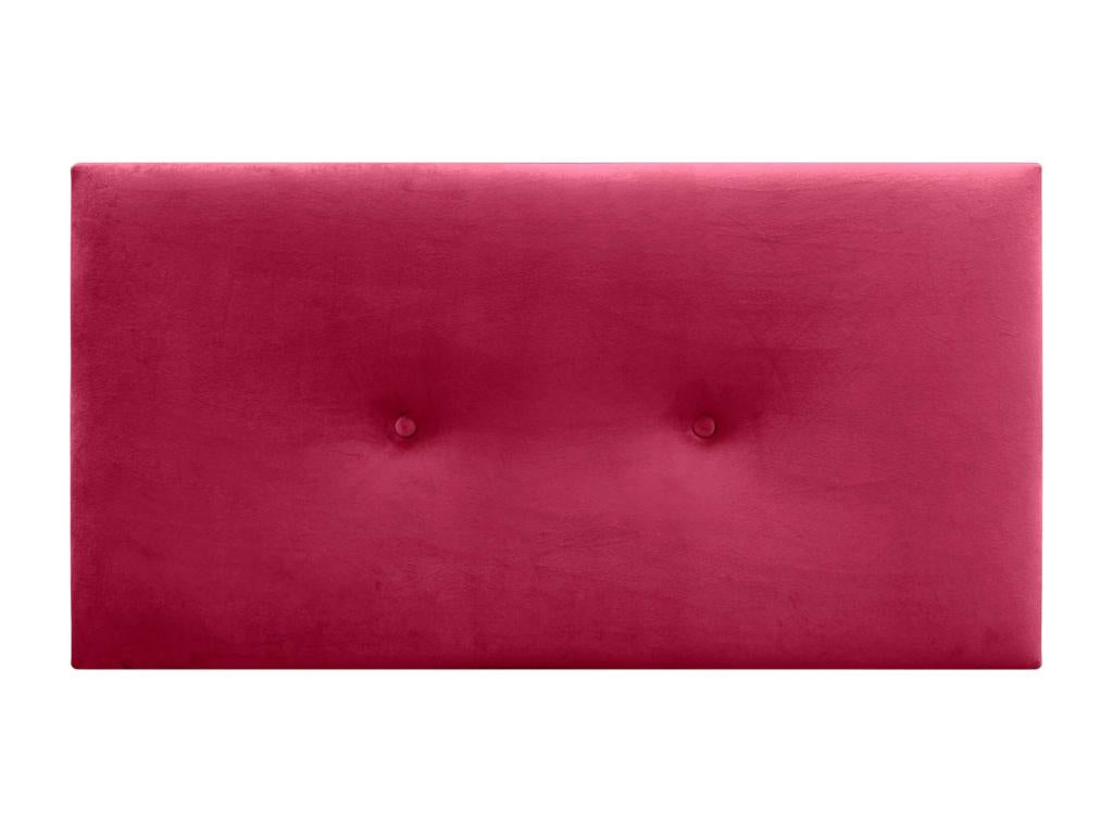Ventoriq Tête de Lit Velours Lisse avec Boutons 105x50 Lits 105 - Rouge BUIN63580
