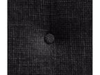 Ventoriq Tête de lit en laine naturelle avec Boutons 95x105cm avec pieds Lits 90 - Noir SWAW98411