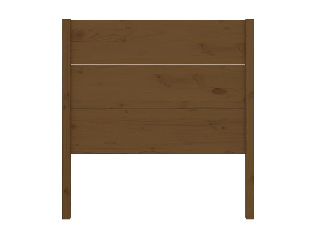 Tête de lit Marron miel 81x4x100 cm Bois massif de pin RULH87267