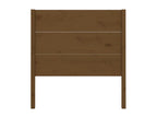 Tête de lit Marron miel 81x4x100 cm Bois massif de pin RULH87267