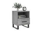 Ventoriq bedside tables, 2 pcs, grey, 40x35x47.5 cm, ASOX39056