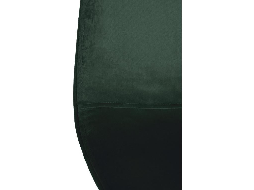 chaise salle à manger - Velours / Métal - Vert - Lumenao QIZV94336