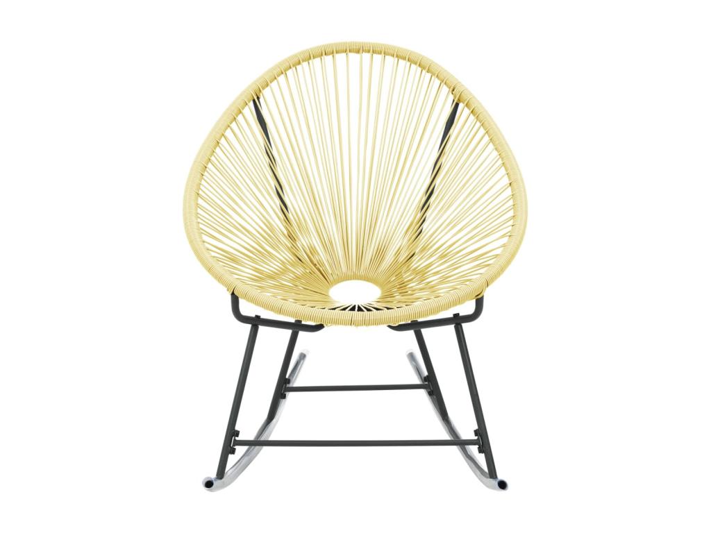 Chaise d'extérieur Ventoriq Résine tressée Beige BBZV83536