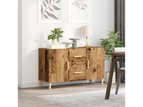 Reclaimed wood sideboard 100x36x60 cm engineered wood IYHW78166