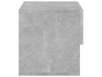 Table de chevet murale Gris béton Bois d'ingénierie 2 SJIR84766
