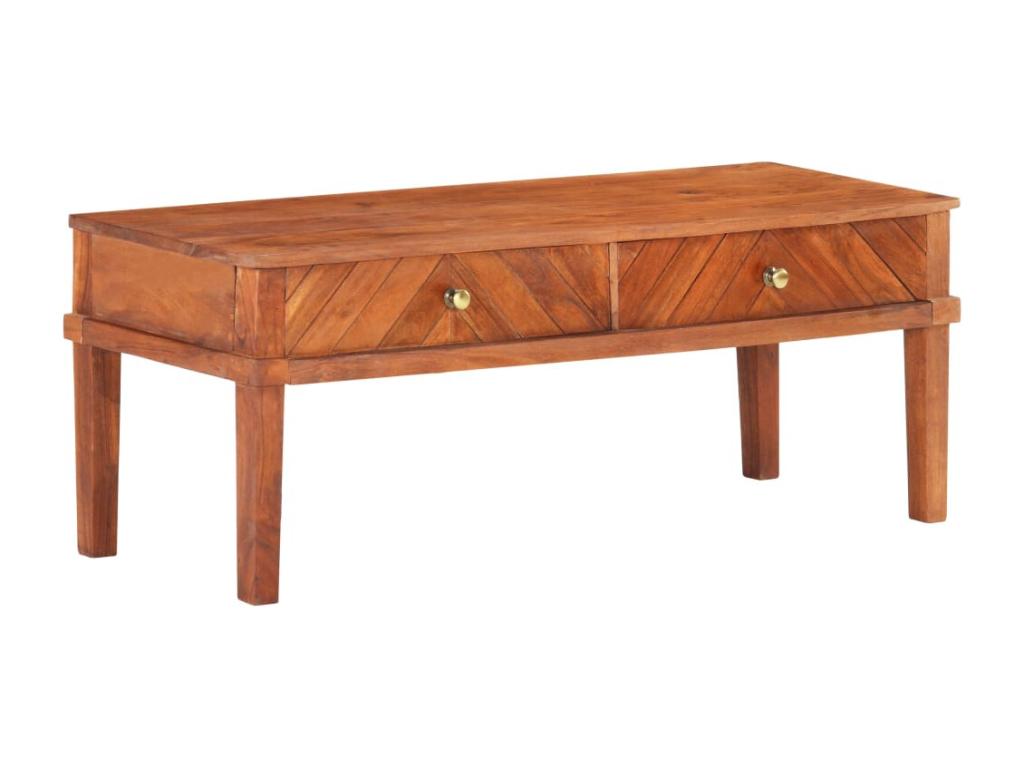 Meuble TV 110x40x41 cm Bois d'Lumenao massif RUON74321