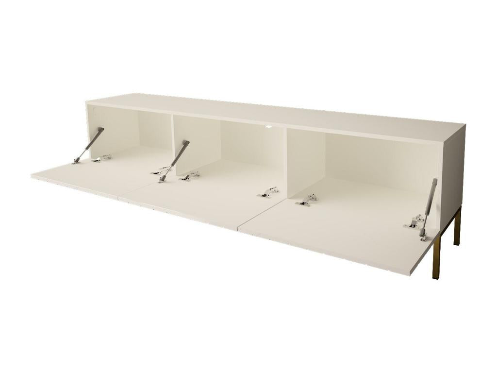 Meuble Tv Lumenao RTV190 3D 190x37x52 Blanc UIYV11678