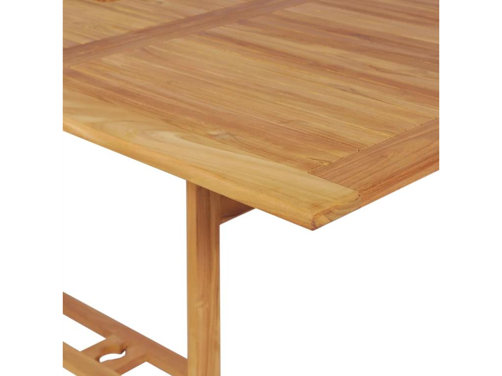 Salon de jardin 9 pièces Bois de teck massif KZKL27415