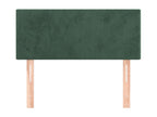 Tête de lit Vert foncé 90x5x78/88 cm Velours VPIR72463