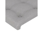 Têtes de lit 4 pièces Gris clair 90x5x78/88 cm Tissu BHBD96724