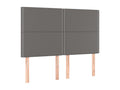 Tête de lit 4 pièces Gris 72x5x78/88 cm Similicuir LBNJ91313