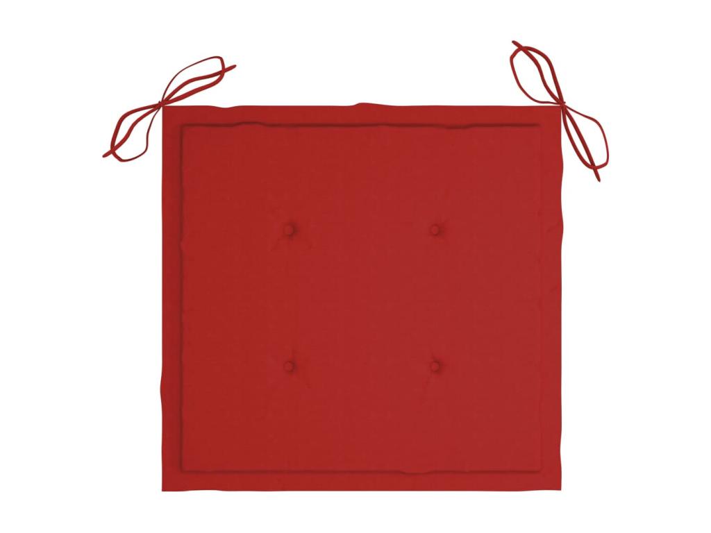 Ventoriq Solid Wood Garden Dining Chairs with Cushions, 2 Pieces, LXZH00392