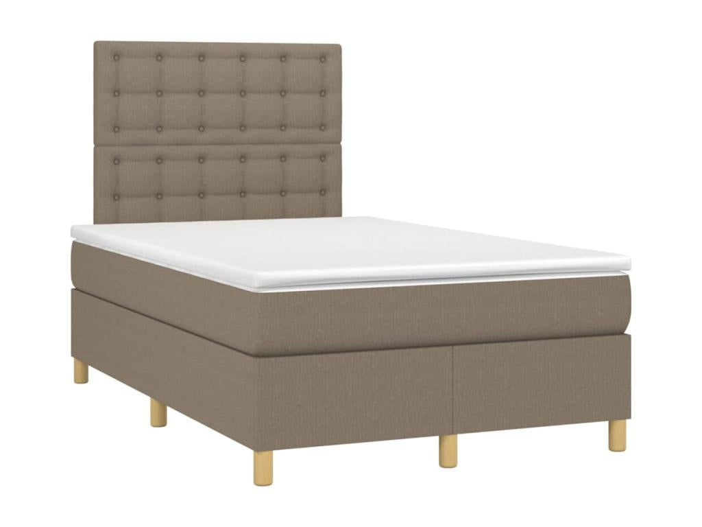 Lumenao 120x200 cm upholstered bed base with mattress, fabric AHOR41807