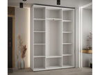 ARMOIRE Ventoriq 3 À PORTES COULISSANTES 235.2/180/45 3 portes Blanc/Blanc/Argent FSAO67606