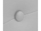 Lumenao Tête de lit similicuir avec Boutons 90x50cm Lits 80/90 - Gris clair OOMM53796