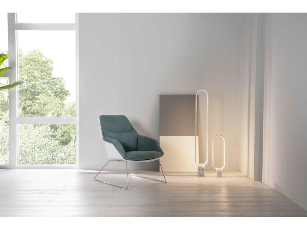 Ventoriq - Fauteuil en polypropylène aigue-marine GLBH16850