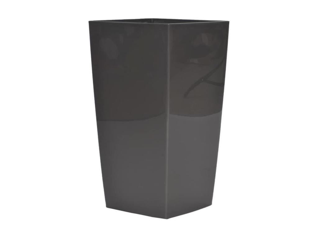 Nuance Flower Pot - Square - 38x38x69 cm - Glittery Grey PSQN01631